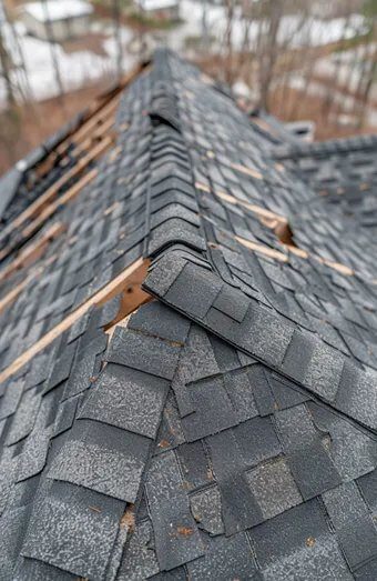 Storm Damage Roof Replacement X